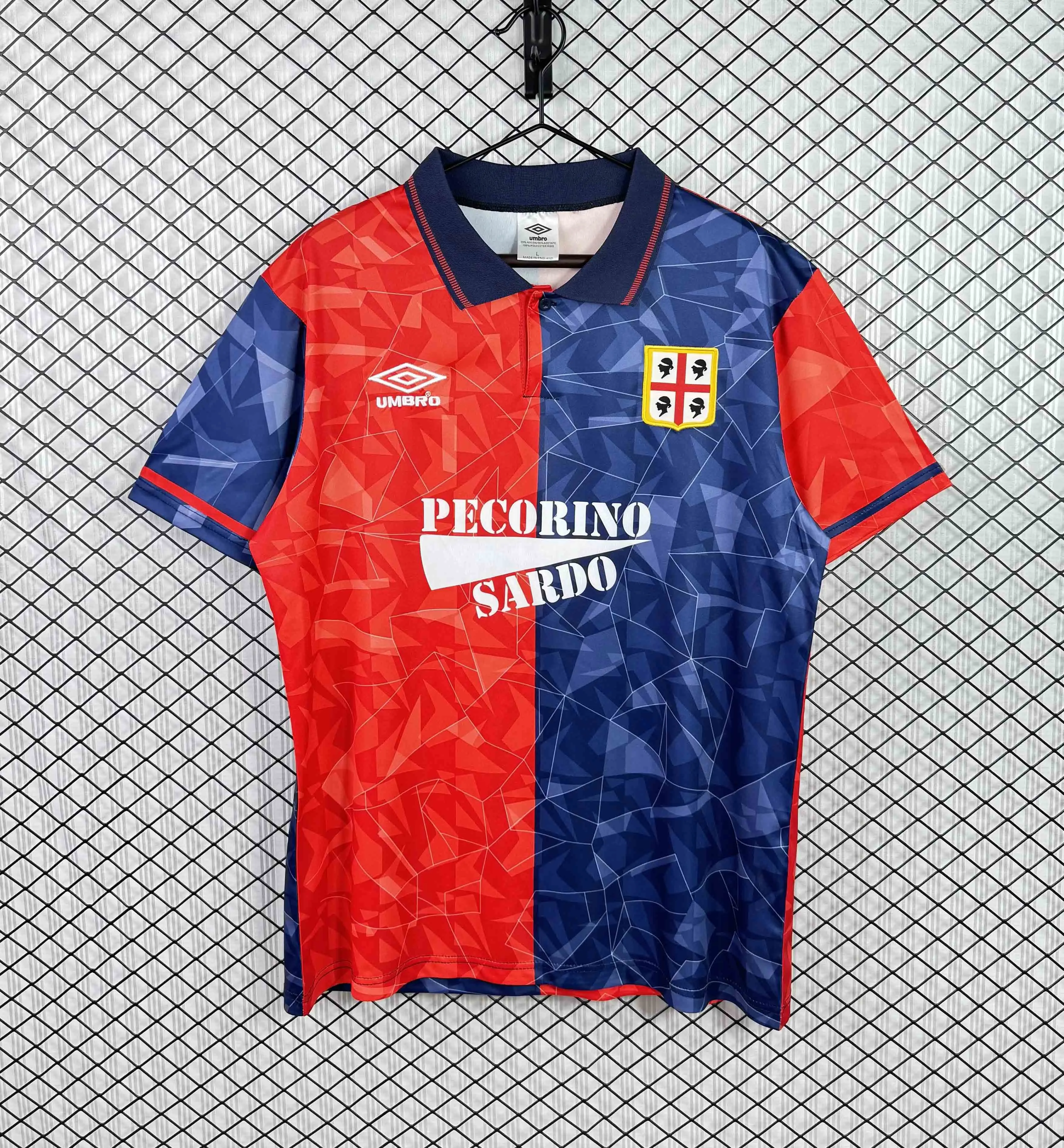1992/1993 Retro Cagliari Calcio Home Football Shirt 1:1 Thai Quality