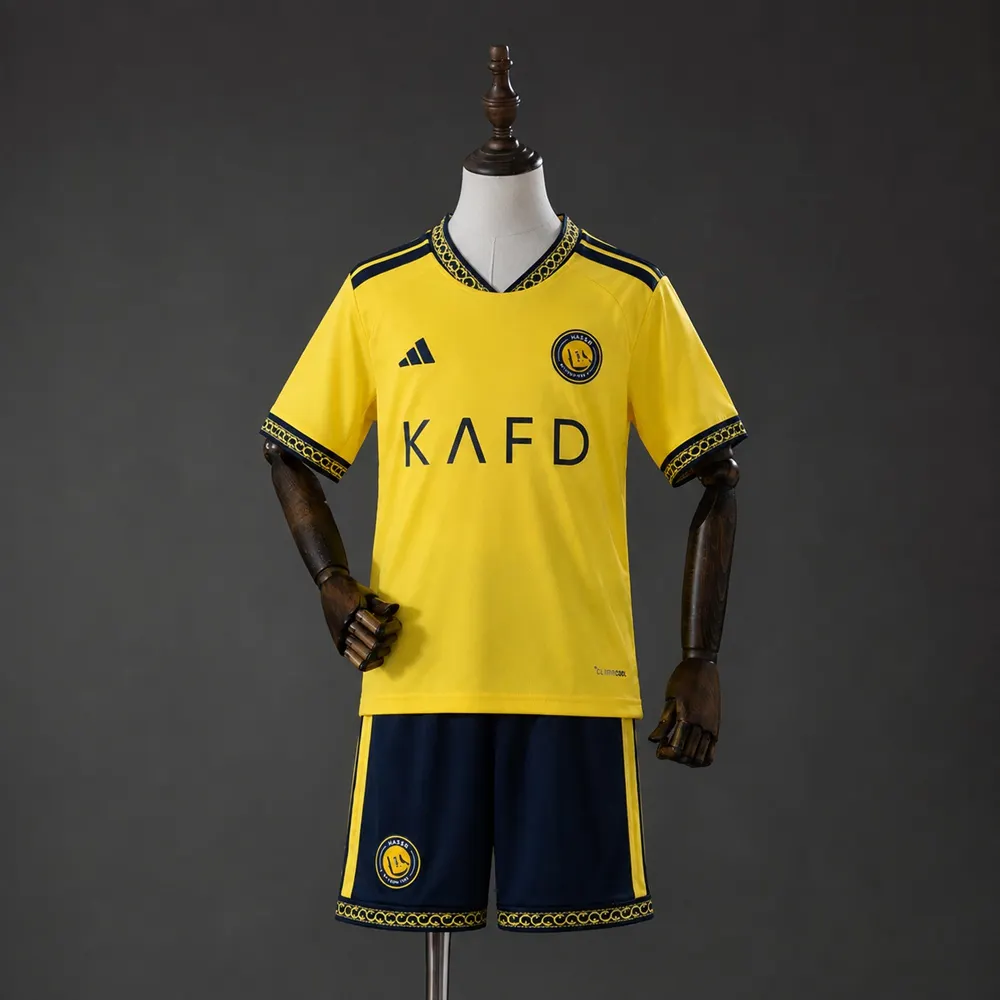 2026/2027 Al-Nassr Home Football Shirt Kids Size 1:1 Thai Quality
