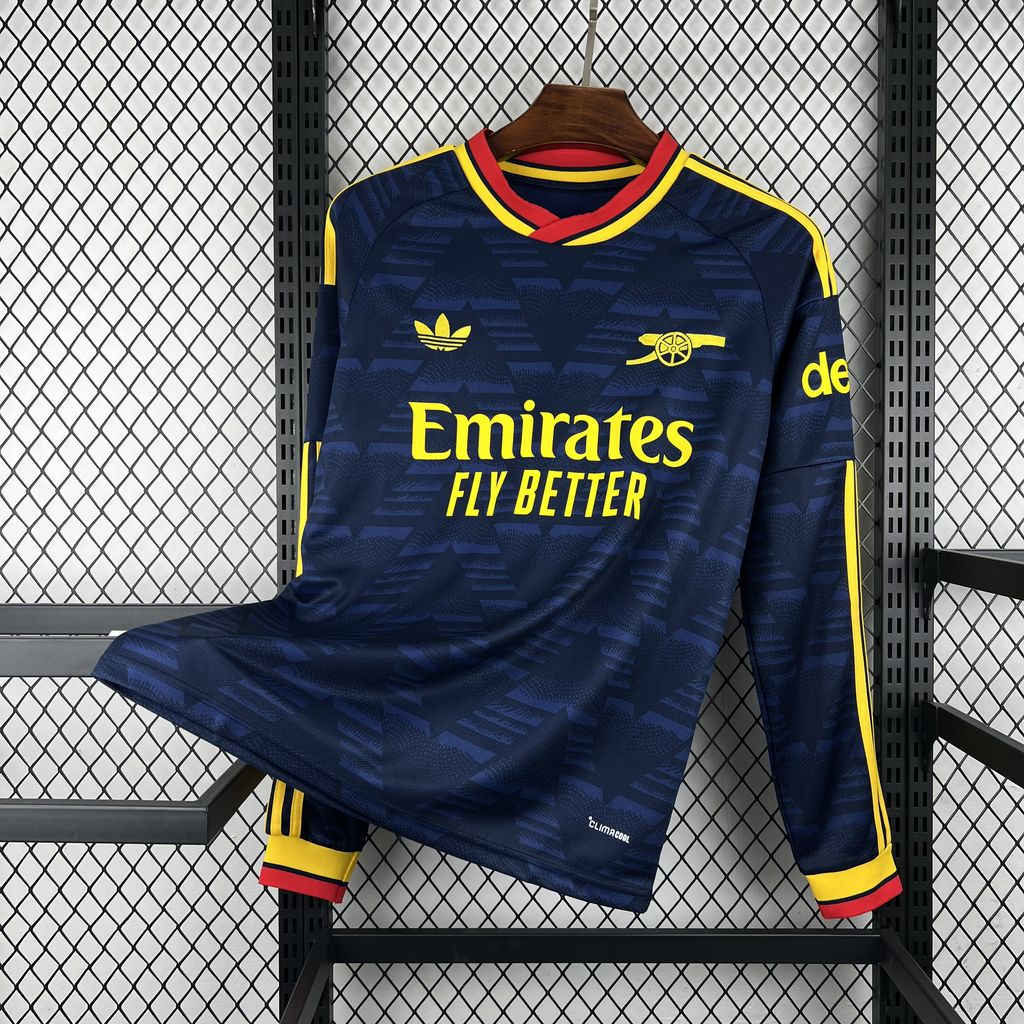 2026/2027 Long Sleeve Arsenal Away Football Shirt 1:1 Thai Quality