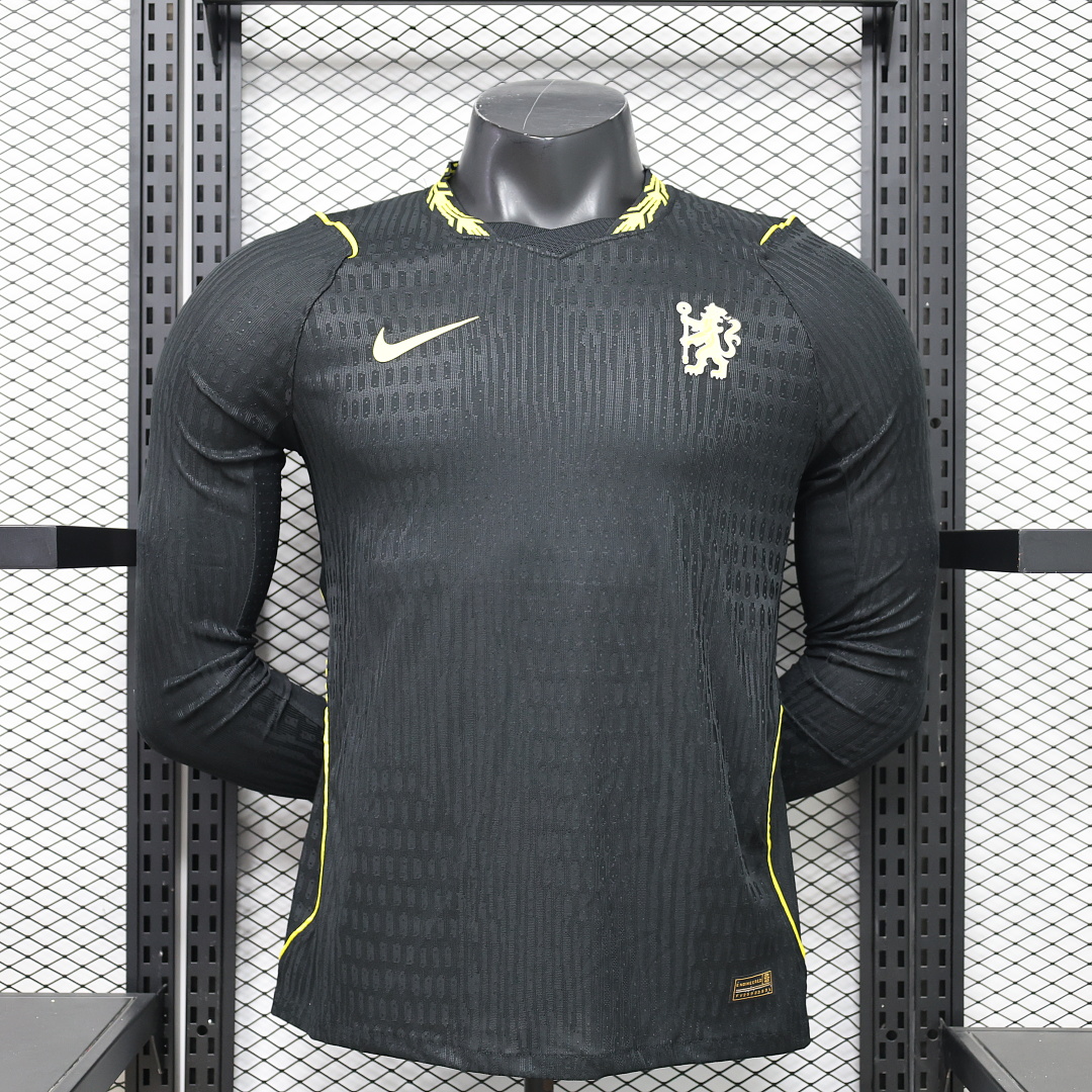 2026/2027 Long Sleeve Player Version Chelsea Away Football Shirt 1:1 Thai Quality