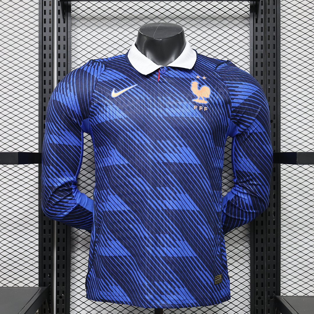 2026 Player Version Long Sleeve France Home Football Shirt 1:1 Thai Quality