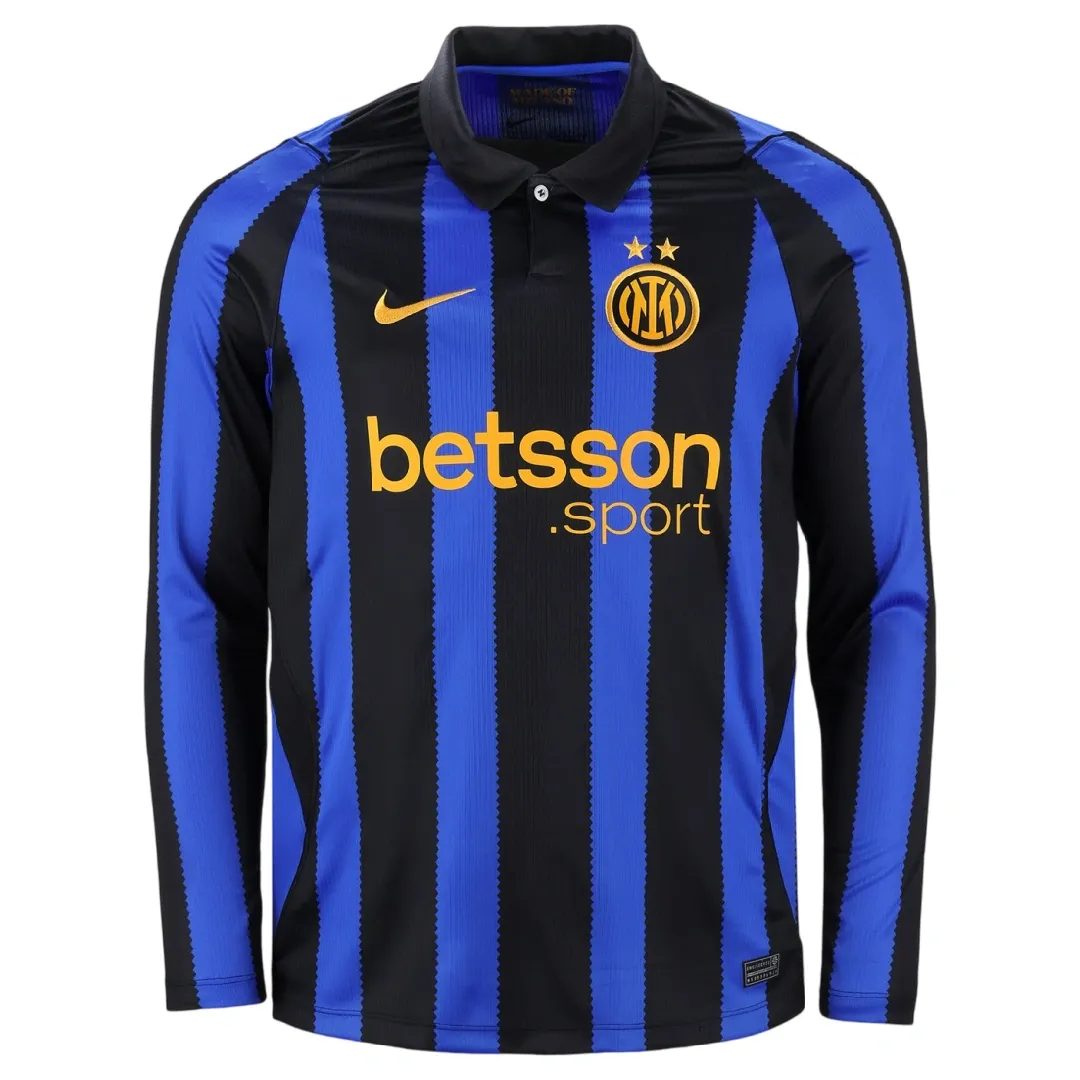 2026/2027 Long Sleeve Inter Milan Home Football Shirt 1:1 Thai Quality