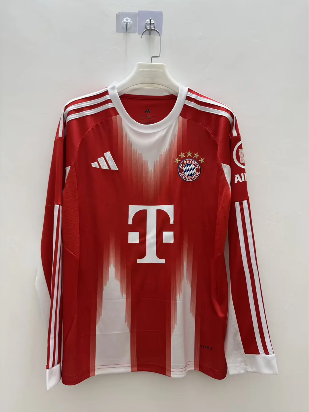 2025/2026 Long Sleeve Bayern Munchen Home Football Shirt 1:1 Thai Quality