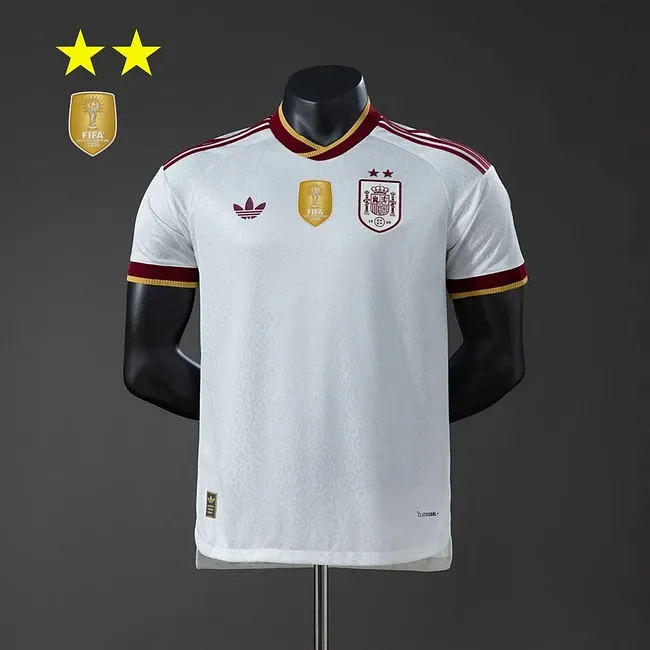 2 Stars 2026 Player Version Spain Away Champions Football Shirt 1:1 Thai Quality