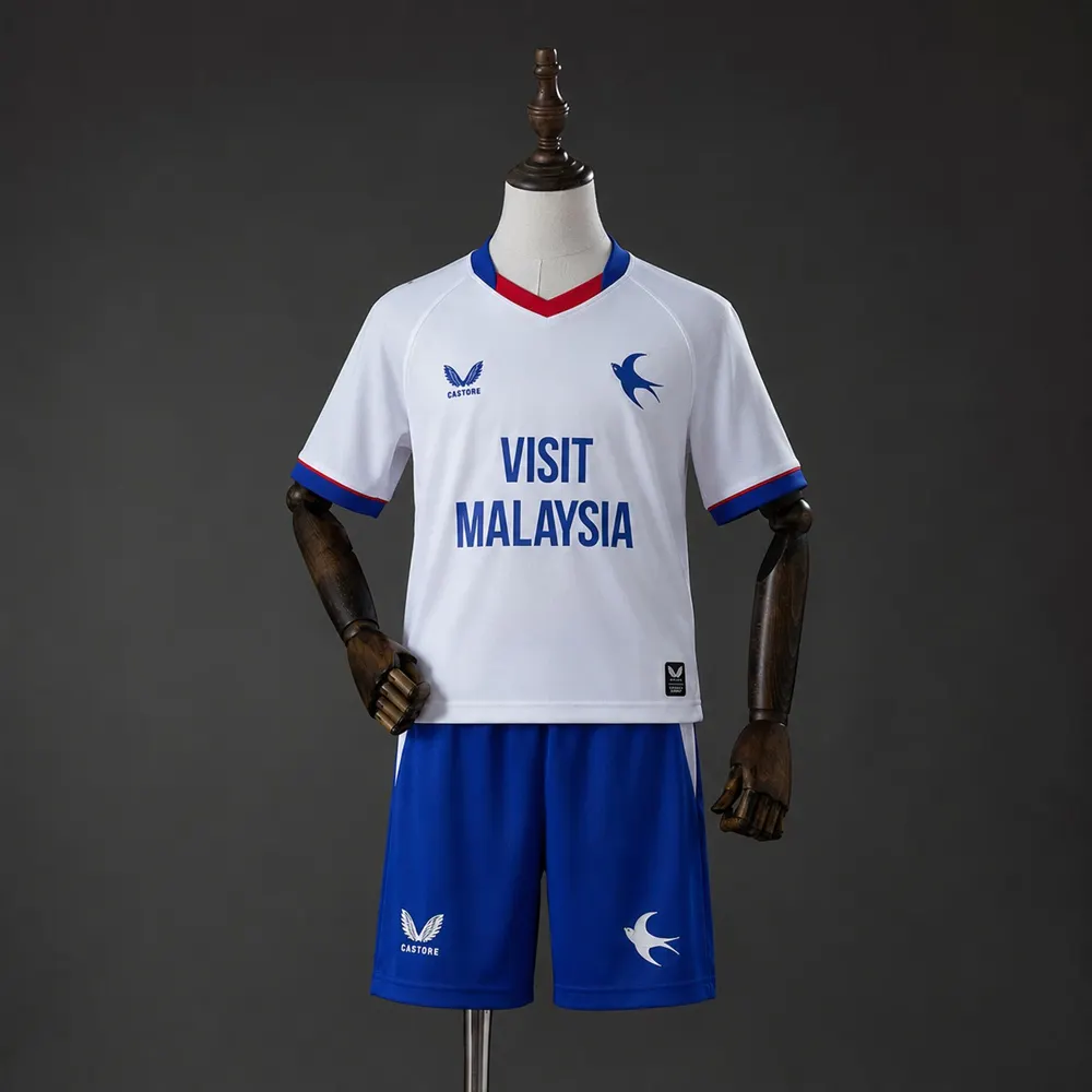 2026/2027 Cardiff City Away Football Shirt Kids Size 1:1 Thai Quality