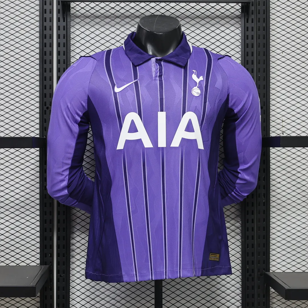 2026/2027 Long Sleeve Player Version Tottenham Hotspur Third Away Football Shirt 1:1 Thai Quality