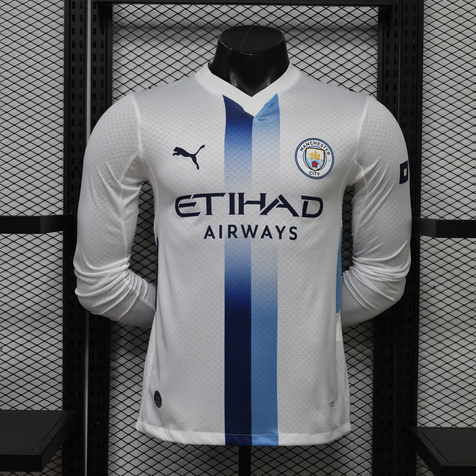 2026/2027 Long Sleeve Player Version Manchester City Third Away Football Shirt 1:1 Thai Quality