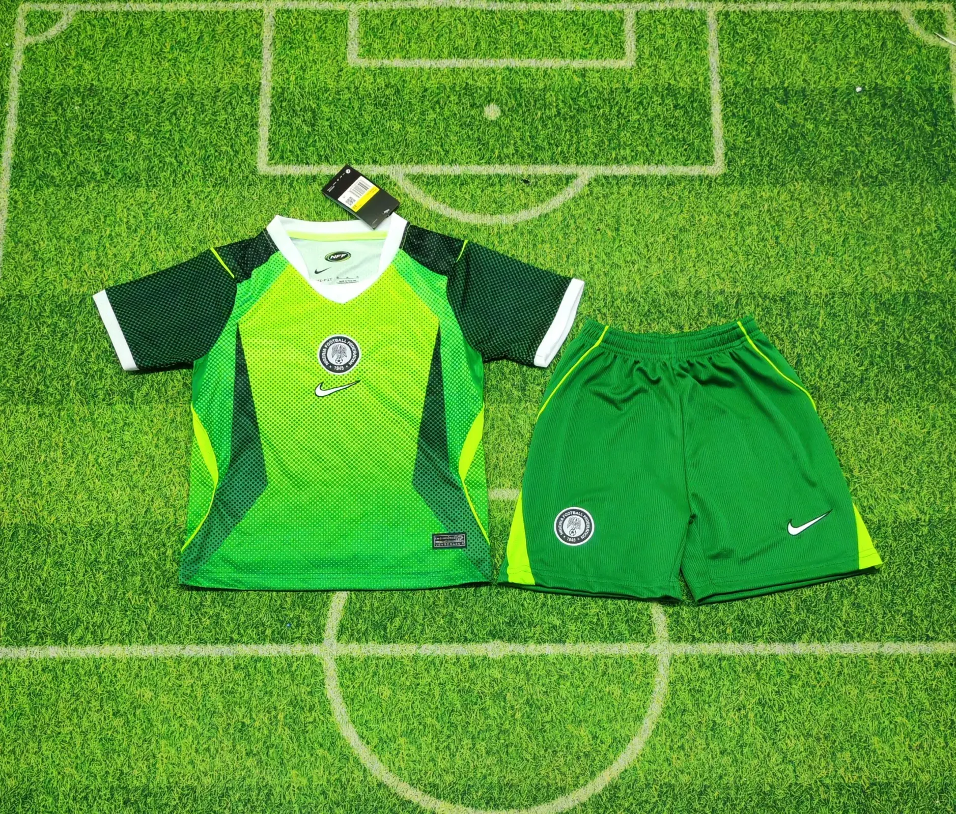 2026 Nigeria Home Football Shirt Kids Size 1:1 Thai Quality