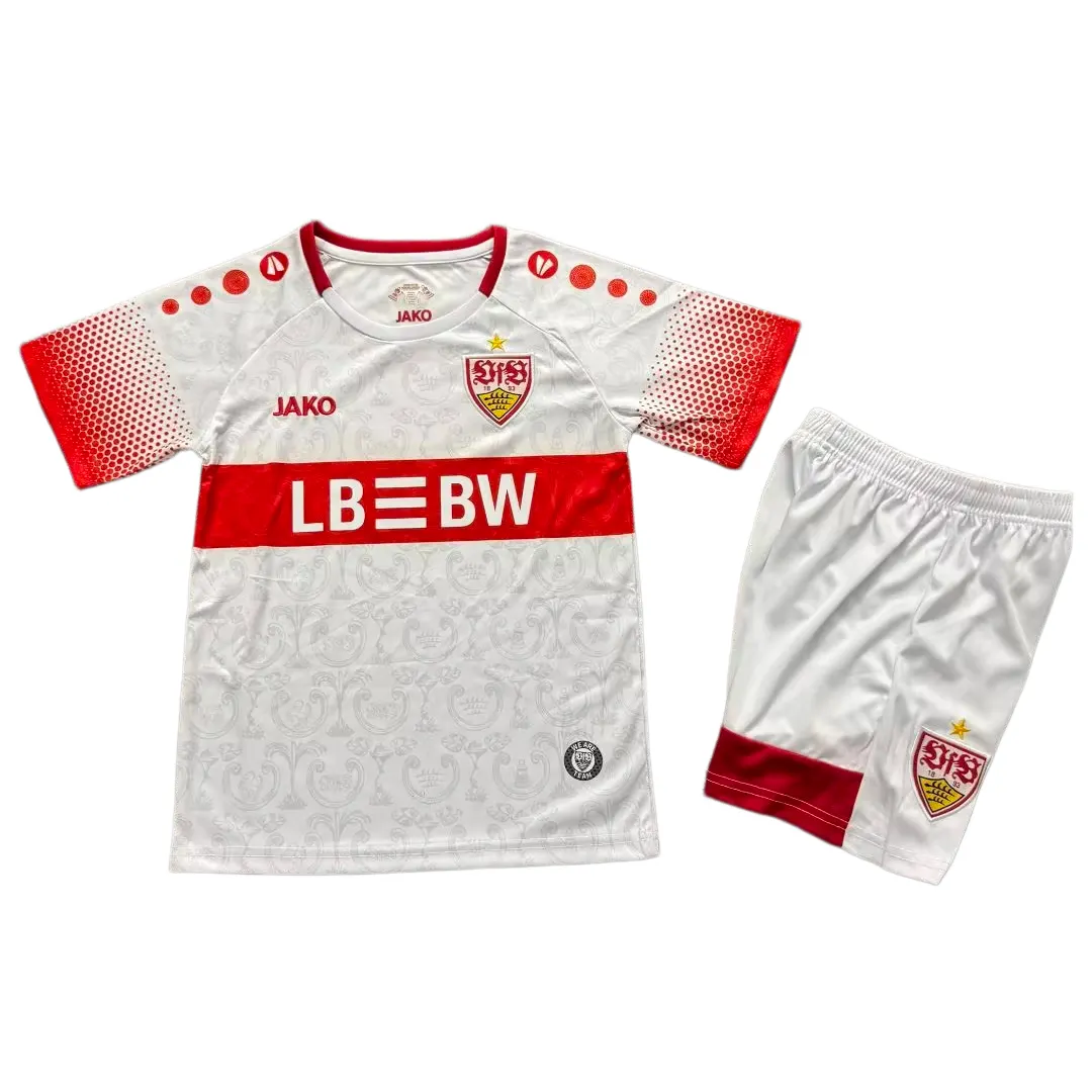 2026/2027 VfB Stuttgart Home Football Shirt Kids Size 1:1 Thai Quality