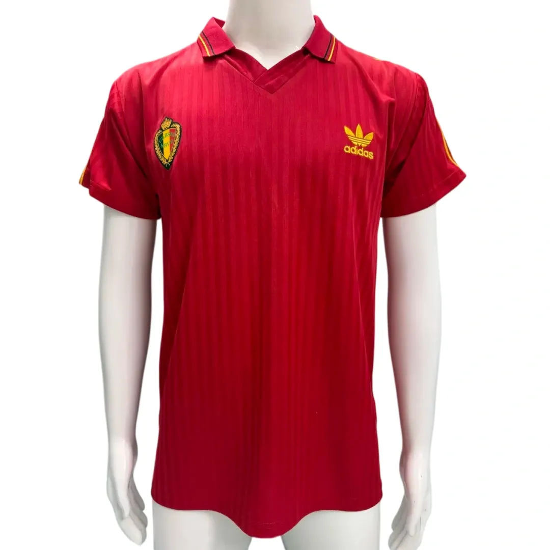 1990 Retro Belgium Home Football Shirt 1:1 Thai Quality