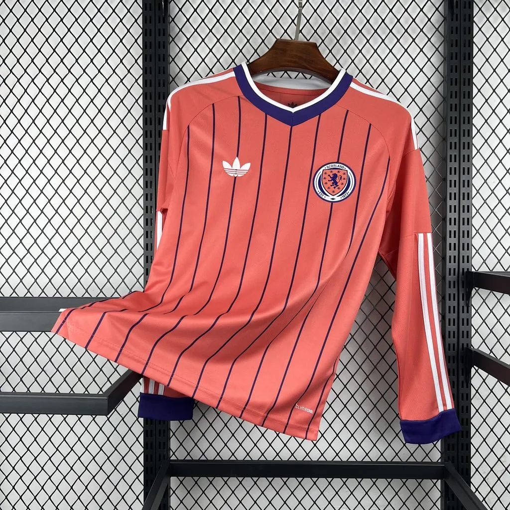 2026 Long Sleeve Scotland Away Football Shirt 1:1 Thai Quality