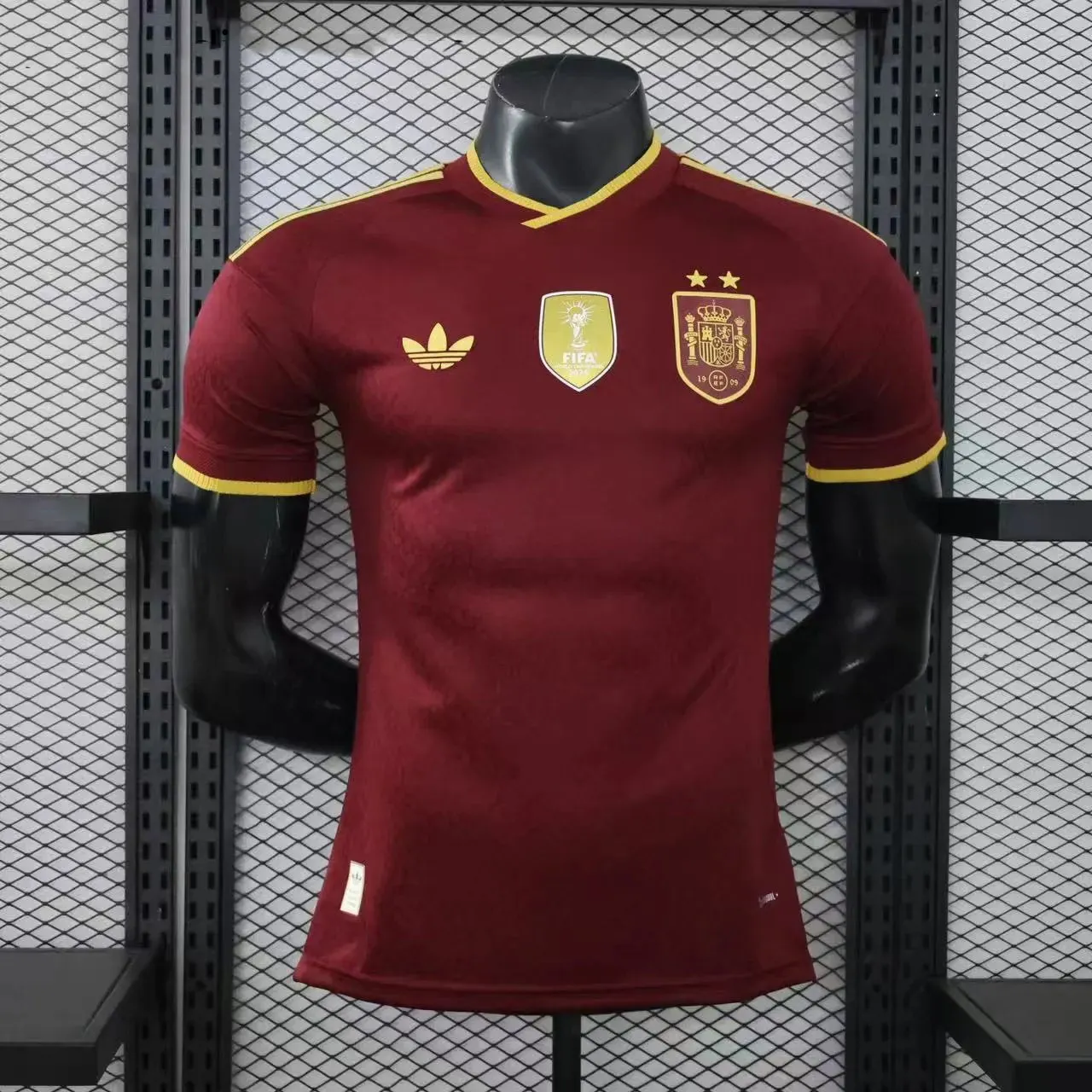 2 Stars 2026 Player Version Spain Third Away Champions Football Shirt 1:1 Thai Quality