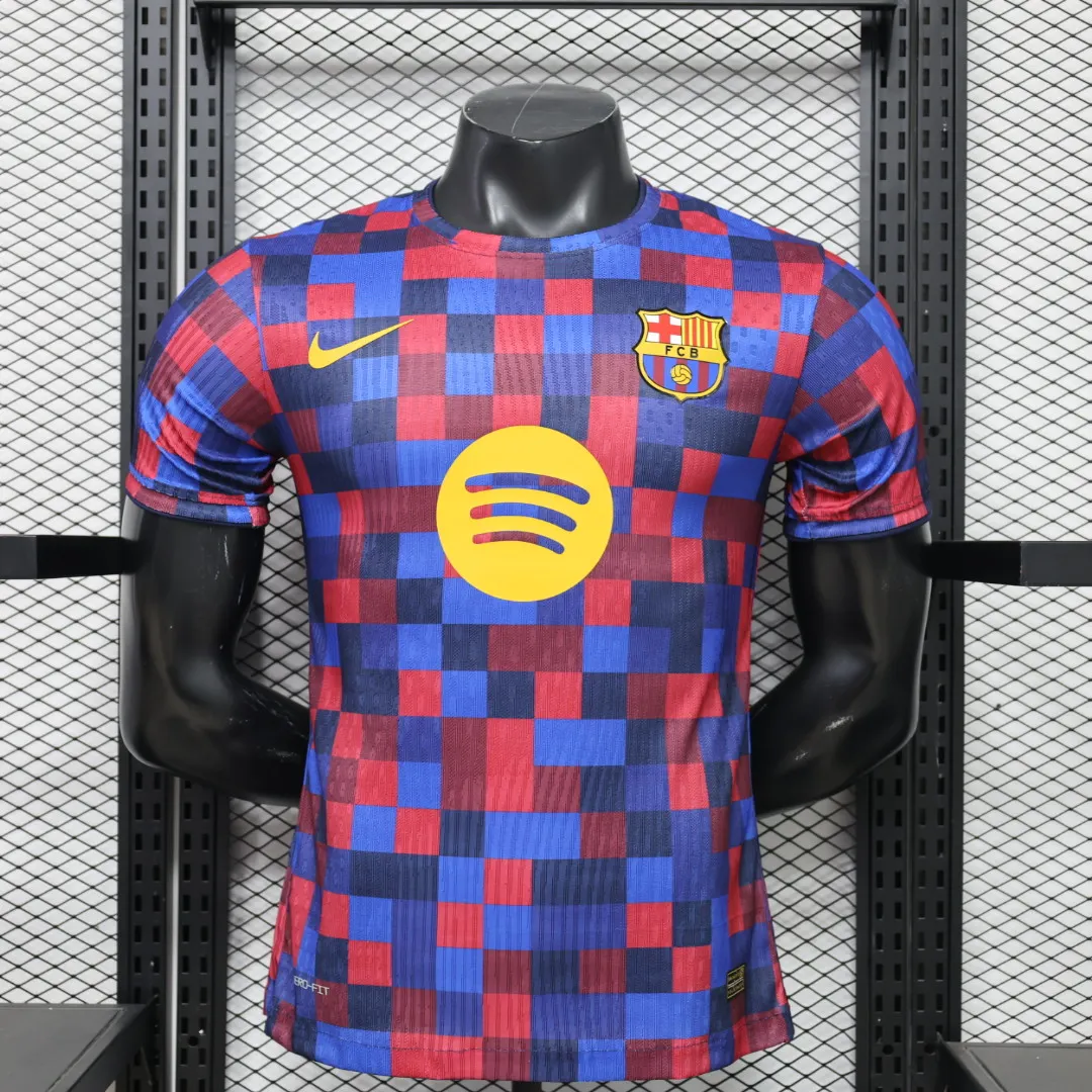2026/2027 Player Version Barcelona Pre match training Football Shirt 1:1 Thai Quality