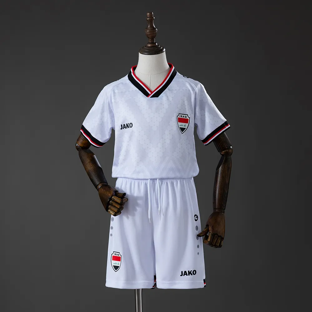 2026 Iraq Home Football Shirt Kids Size 1:1 Thai Quality