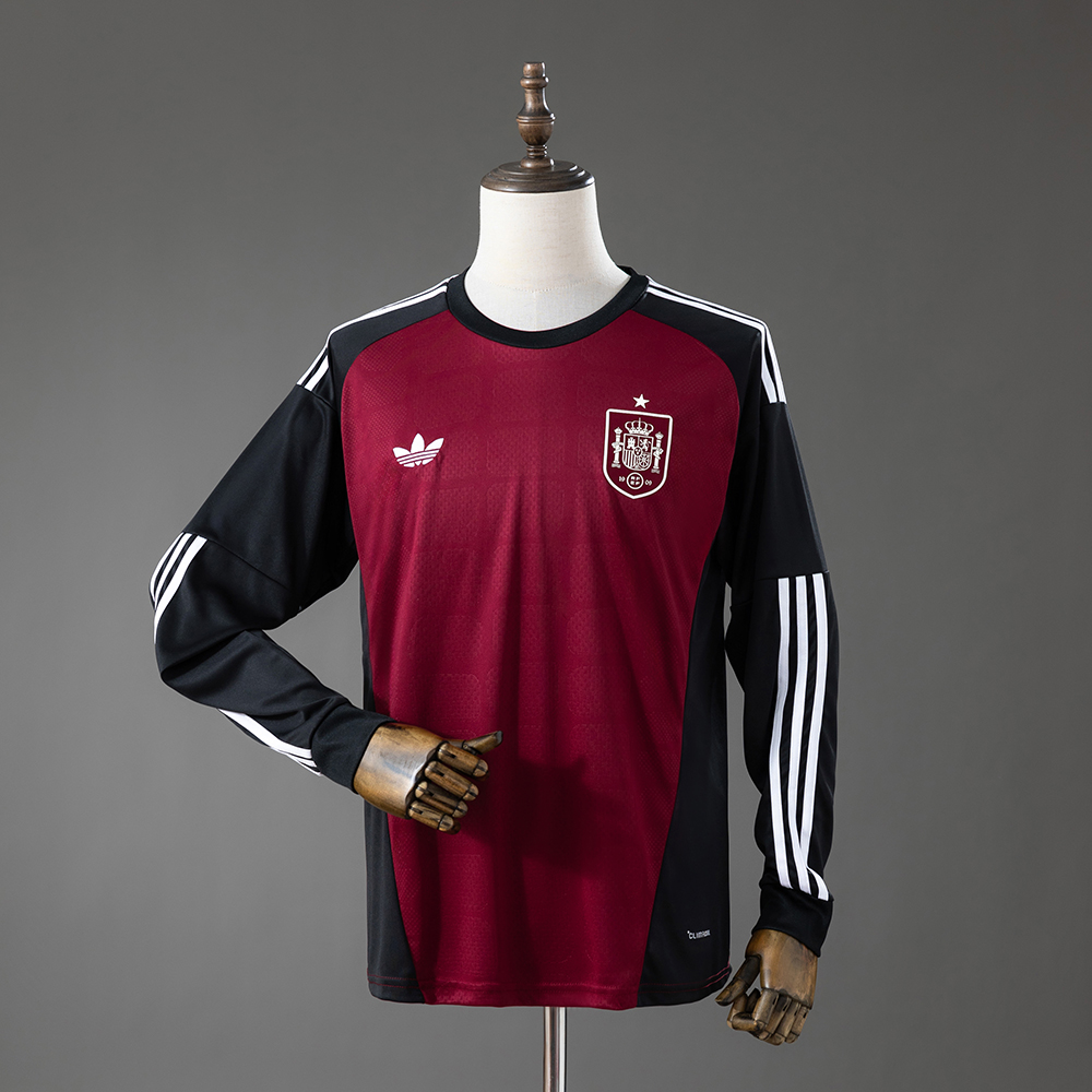 2026 Long Sleeve Spain Goalkeeper Football Shirt 1:1 Thai Quality