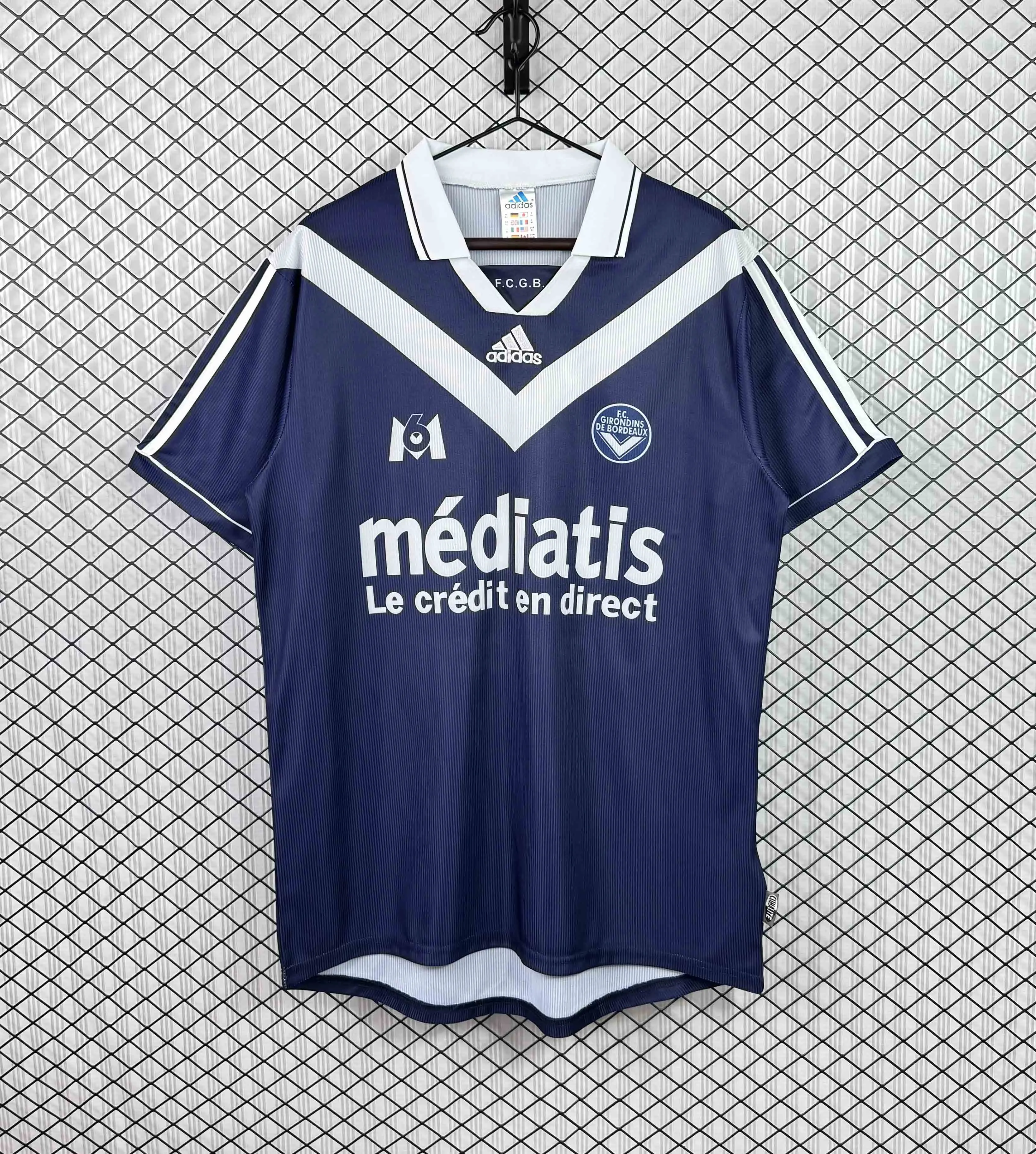 1999/2000 Retro Bordeaux Home Football Shirt 1:1 Thai Quality