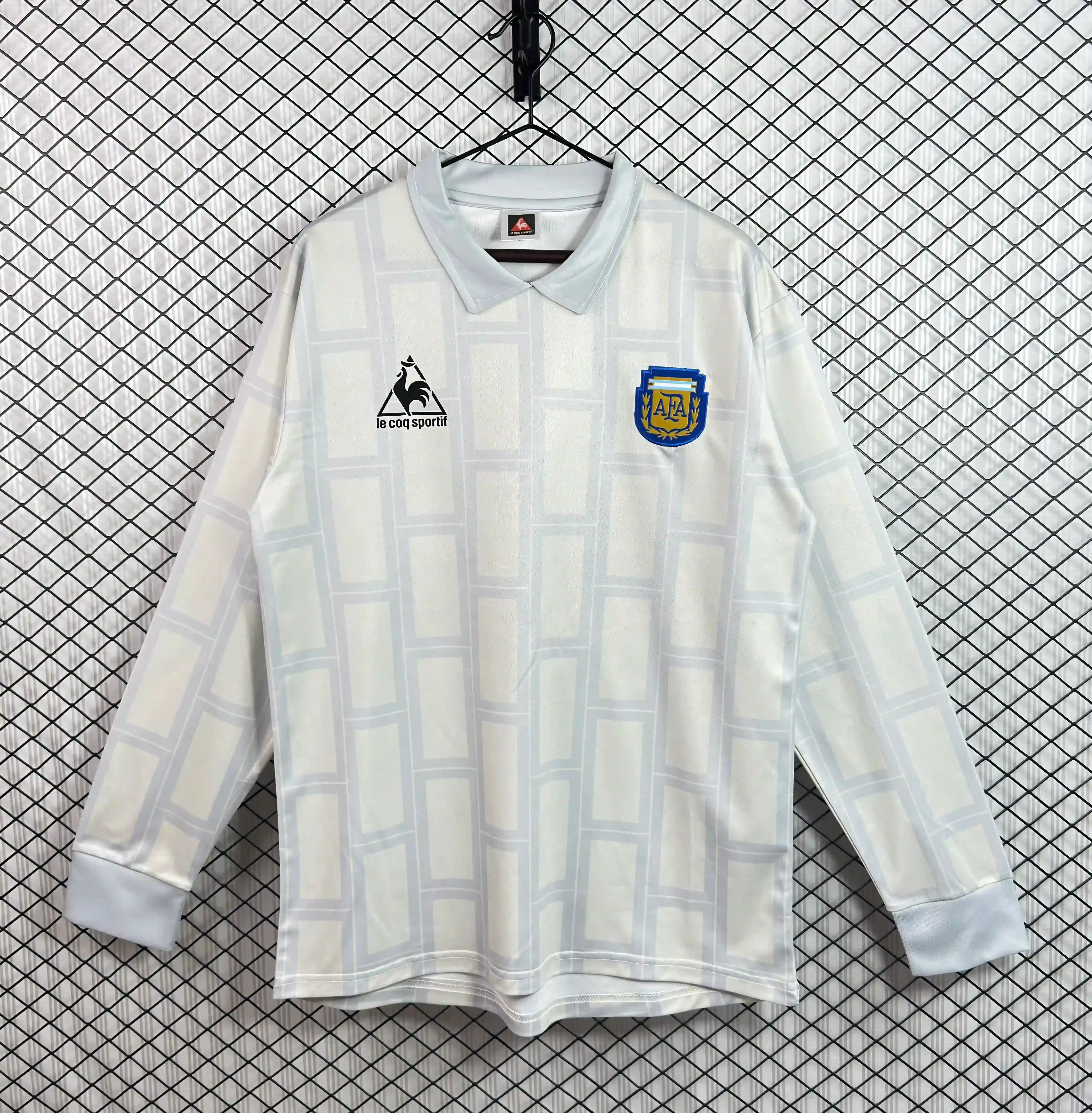 1986 Retro Long Sleeve Argentina Goalkeeper Football Shirt 1:1 Thai Quality