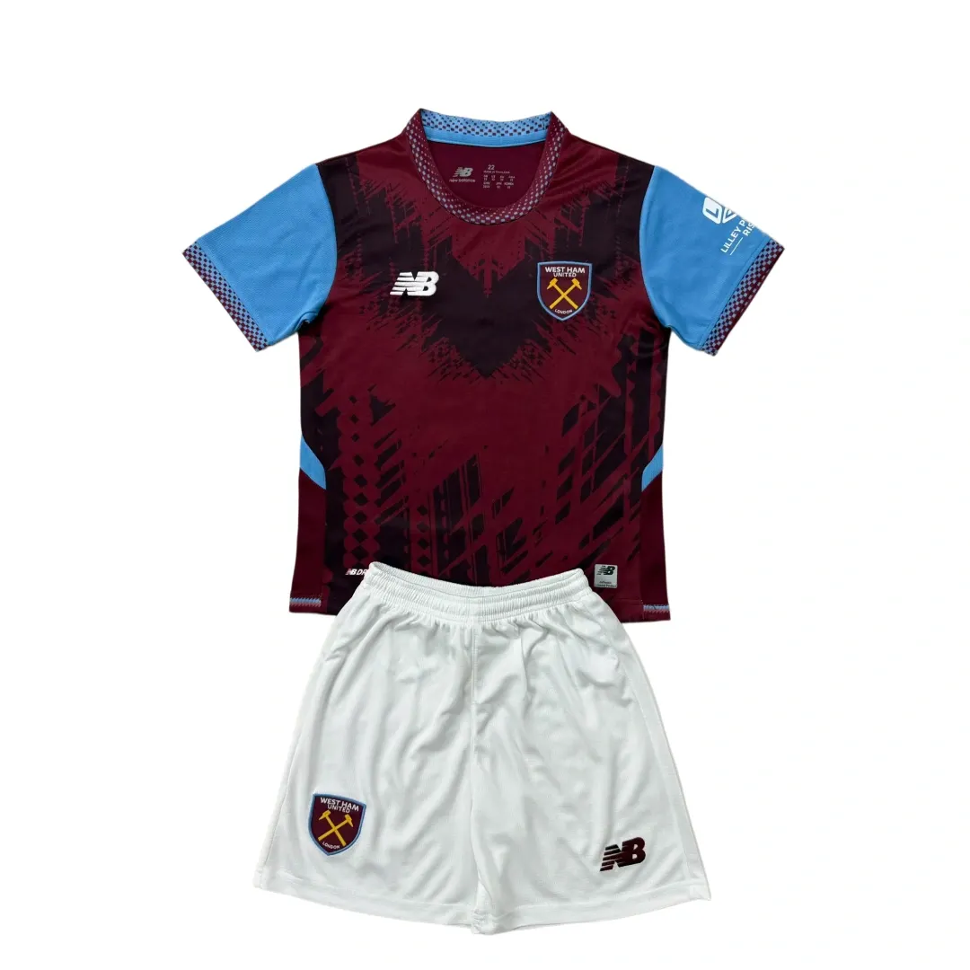 2026/2027 West Ham United Home Football Shirt Kids Size 1:1 Thai Quality