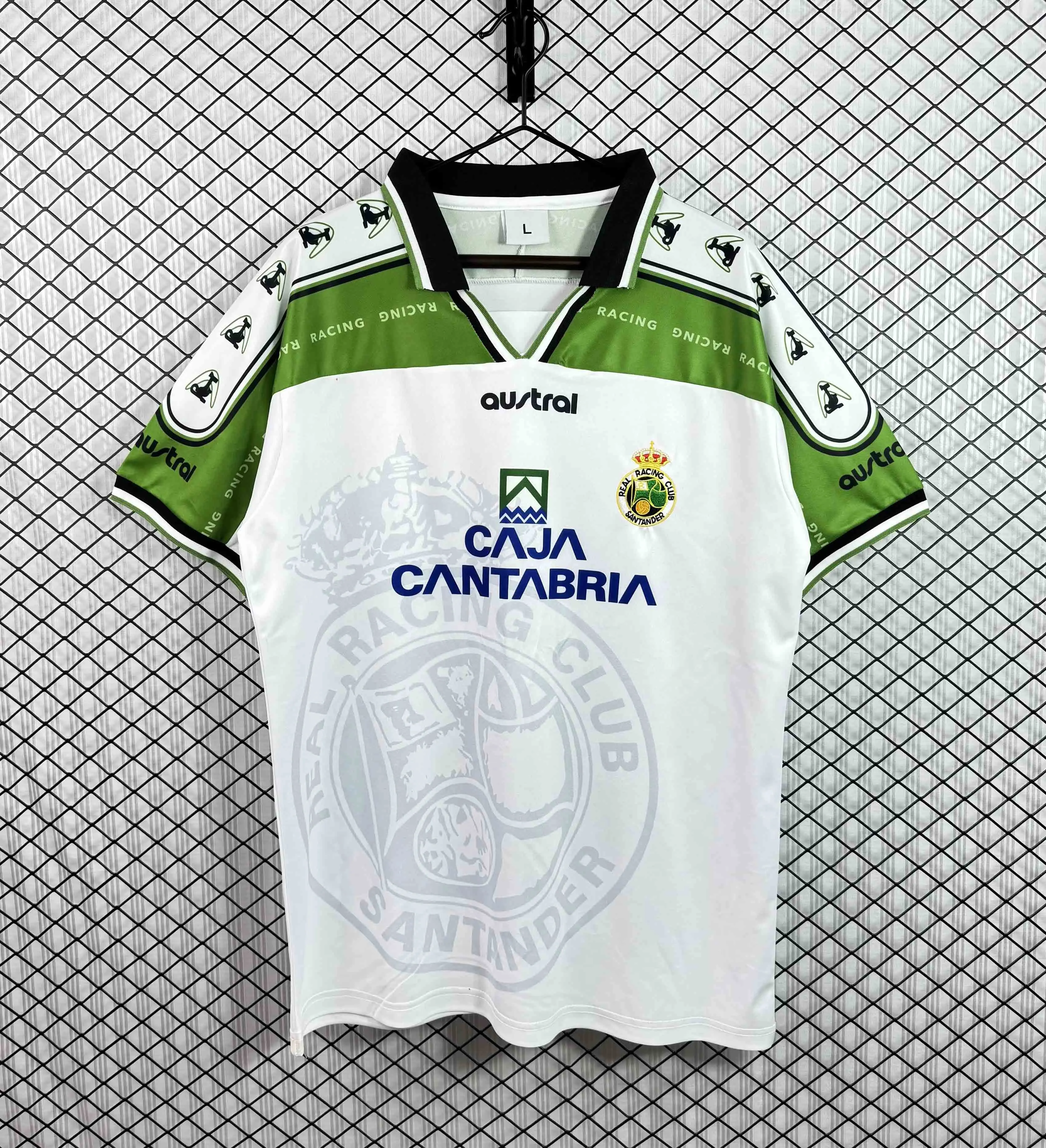 1997/1998 Retro Racing de Santander Home Football Shirt 1:1 Thai Quality